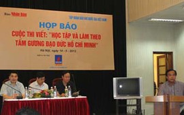700 tác phẩm dự cuộc thi viết về học và làm theo Bác